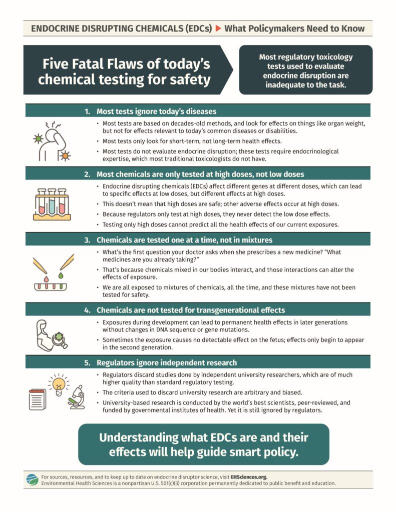 Five Flaws of Chemical Safety Testing